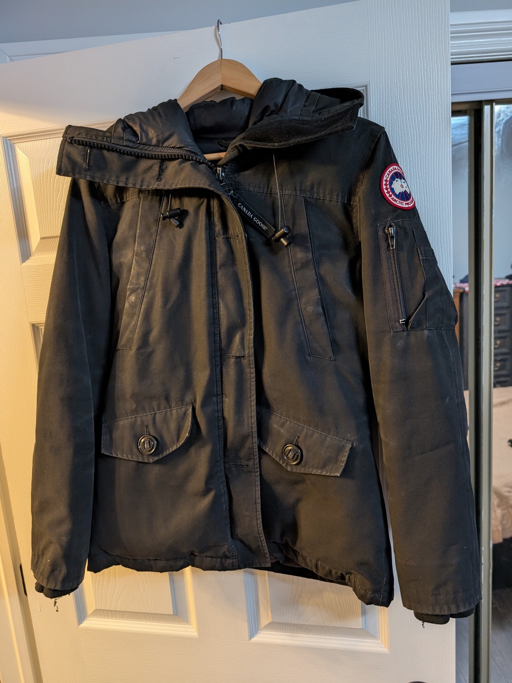 Canada Goose Men’s Black Parka Jacket